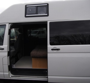 high top van with opening window